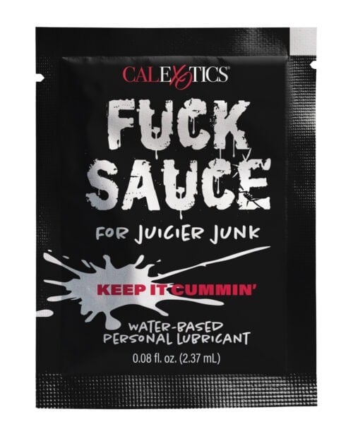 Fuck Sauce Water Based Personal Lubricant Sachet - 0.08 oz by California Exotic Novelties