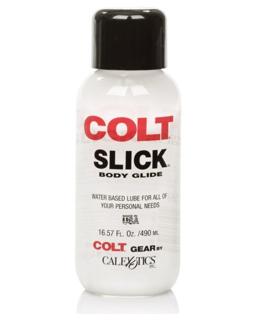 Colt Slick Body Glide 16.57 oz Water-Based Lubricant for Couples and Personal Use
