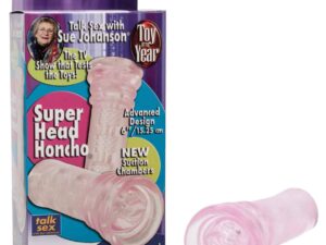 Sue Johanson's Super Head Honcho Masturbator - Pink, 6.5 Inch Realistic Blowjob Experience