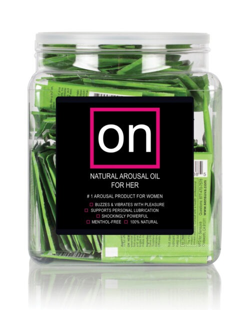 On Hemp Oil Infused Female Arousal Oil – 75 Single Use Ampoules by Sensuva