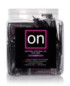 On for Her Arousal Oil Ultra by Sensuva – 75 Single-Use Ampoules for Enhanced Female Pleasure