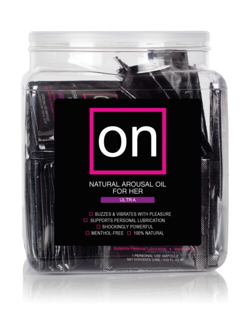On for Her Arousal Oil Ultra by Sensuva – 75 Single-Use Ampoules for Enhanced Female Pleasure