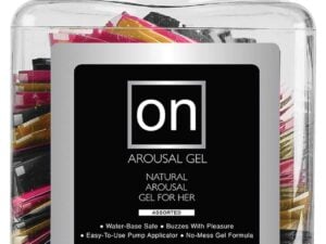 On for Her Arousal Gel Single Use Packet Tub – Assorted Flavors by Sensuva