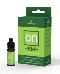 On Hemp Arousal Oil Medium Box – 5 ml by Sensuva for Enhanced Sensation and Pleasure