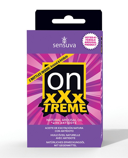 On XXXtreme Arousal Oil Medium Box – Sensuva & Valencia Naturals, 5 ml (2 Bottles) - Image 5