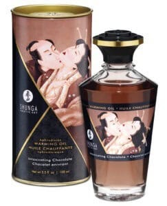 Shunga Warming Oil - 3.5 oz Intoxicating Chocolate for Him