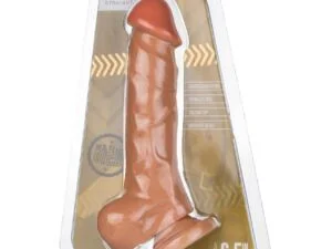 Major Dick Straight with Balls & Suction Cup Commander in Chief - Vanilla by Si Novelties
