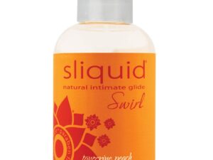 Sliquid Naturals Swirl Tangerine Peach Flavored Water-Based Lubricant - 4.2 oz