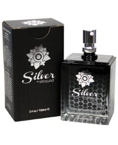 Sliquid Silver Studio Collection Personal Lubricant - 3.4 oz, Waterproof & Long-Lasting Silicone Lubricant