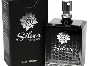 Sliquid Silver Studio Collection Personal Lubricant - 3.4 oz, Waterproof & Long-Lasting Silicone Lubricant
