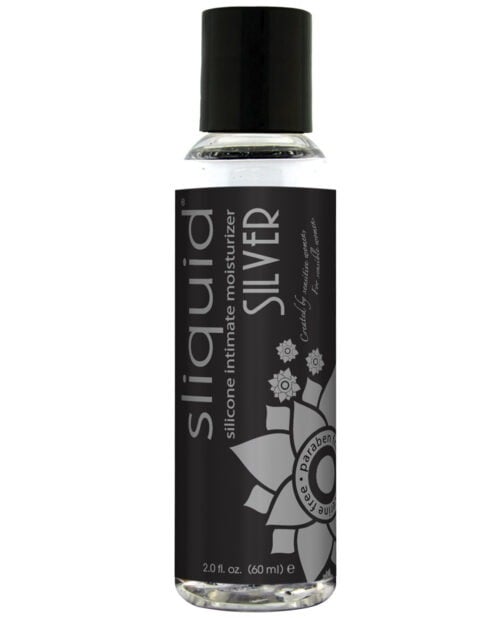 Sliquid Naturals Silver 2 oz Silicone Lubricant for Sensitive Skin
