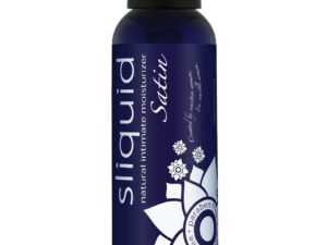 Sliquid Naturals Satin 2 oz Aloe Vera & Carrageenan Infused Water-Based Intimate Moisturizer