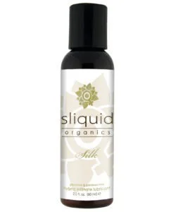 Sliquid Organics Silk 2 oz Aloe & Silicone Hybrid Personal Lubricant for Sensitive Skin