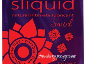 Sliquid Naturals Swirl Strawberry Pomegranate Water-Based Lubricant - 0.17 oz