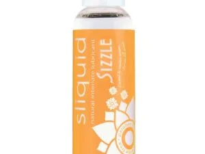 Sliquid Naturals Sizzle Water-Based Lubricant - 2 oz Bottle for Her with Warming and Cooling Sensation
