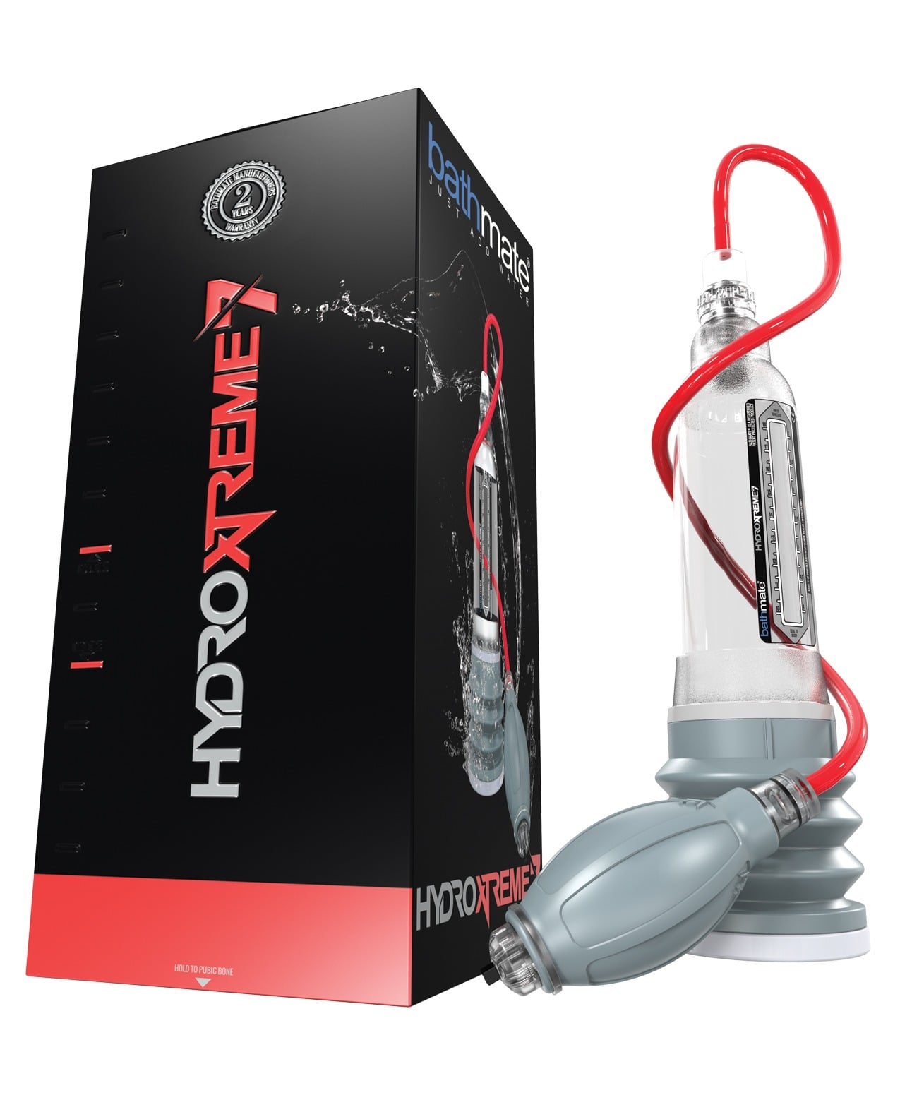 Bathmate HydroXtreme 7 Penis Enhancement Pump - Clear with Accessories Bundle - Image 2