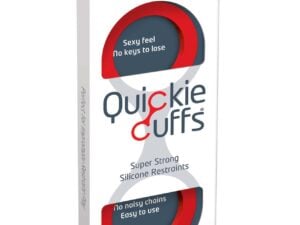 Creative Conceptions Quickie Cuffs Large – Red Silicone Bondage Restraints
