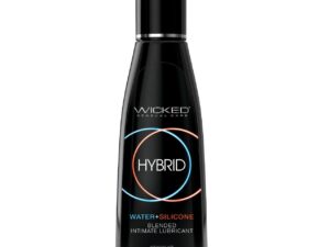 Wicked Sensual Care Hybrid Lubricant – 4 oz Fragrance Free, Water-Based & Silicone Fusion