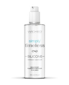 Wicked Sensual Care Simply Timeless Silicone Lubricant - 4 oz for Menopause & Beyond