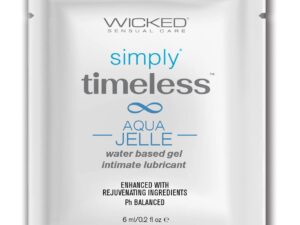 Wicked Sensual Care Simply Timeless Water-Based Lubricant - 0.2 oz Foil Pack