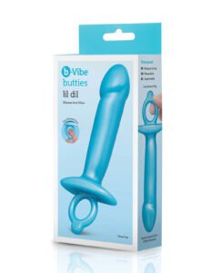 b-Vibe Lil Dil Silicone Anal Dildo for Beginners - Waterproof, Safe, and Realistic Design