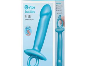 b-Vibe Lil Dil Silicone Anal Dildo for Beginners - Waterproof, Safe, and Realistic Design
