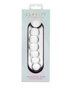 Clarity Glass Dildo - Celestial Orb, Handblown Borosilicate Glass, Double-Ended Design for Versatile Pleasure