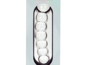Clarity Glass Dildo - Celestial Orb, Handblown Borosilicate Glass, Double-Ended Design for Versatile Pleasure