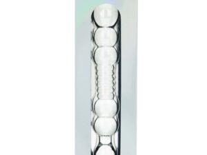 Clarity Elysian Serenade Glass Dildo – 7.5 Inch Deep G-Spot Stimulation, Body-Safe Borosilicate Glass