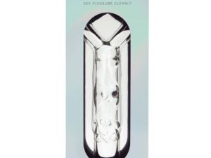 Clarity Heras Caress Glass Dildo - Elegant 5.9-Inch G-Spot and Prostate Stimulator with Circular Handle