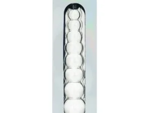 Clarity Elysian Pearls Beaded Glass Dildo – 6.7 Inch Insertable Length for G-Spot & Temperature Play