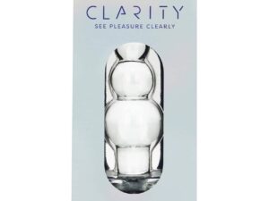 Clarity Utopian Reverie Glass Anal Bead Toy - Handcrafted Borosilicate Beaded Dildo for Versatile Pleasure