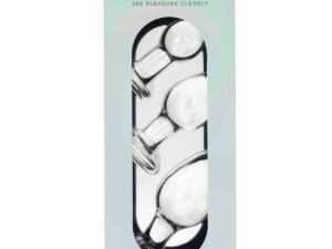 Clarity Utopian Trinity Glass Butt Plug Set - Handcrafted Borosilicate for Beginners & Experts