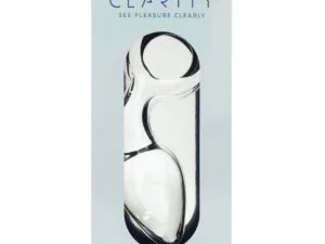 Clarity Utopian Delight Glass Butt Plug - Handcrafted 3.5-Inch Anal Toy by Creative Conceptions