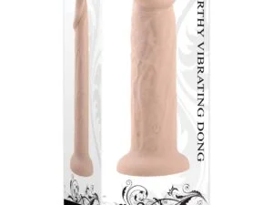 Evolved 7-inch Girthy Realistic Vibrating Dildo with Powerful Suction Base and 10 Vibration Modes