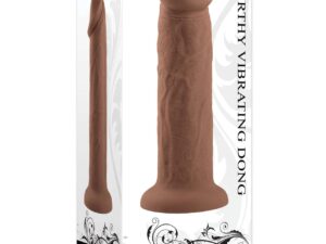 Evolved 7-inch Girthy Vibrating Dildo with Realistic Texture and Powerful Suction Base