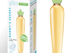 Glas Bunny's Secret 7.25-inch Glass Dildo - Elegant Handblown Artisan Craft for Sensory Pleasure