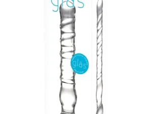 Glas Joystick Clear Glass Dildo – Handblown Artisan Craft for Versatile Sensory Play