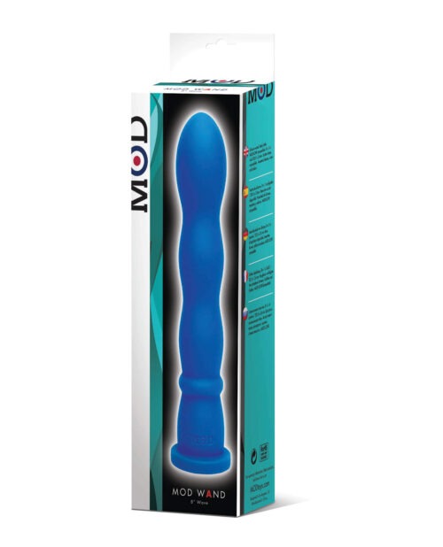 MOD Wave Wand - Blue Silicone Personal Massager by MOD Designs