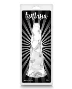 Fantasia Siren Clear by NS Novelties – Flexible TPE Dildo with Suction Cup for Enhanced Pleasure