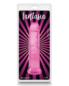 Fantasia Upper 6.5-inch Pink Dildo by NS Novelties – Realistic, Flexible, Harness Compatible