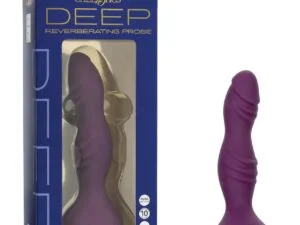 Deep Deep Stud Vibrating Probe by California Exotic Novelties - Rechargeable, Waterproof, Textured Dual Motor