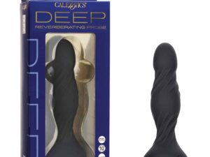 Deep Swirl Navy Textured Dual Motor Vibrator by California Exotic Novelties