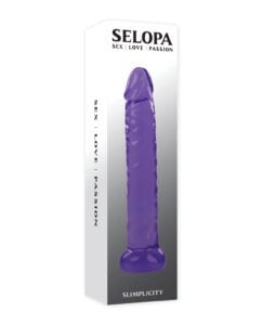 Selopa Slimplicity Purple Dildo – Realistic Textured Design with 5-inch Length
