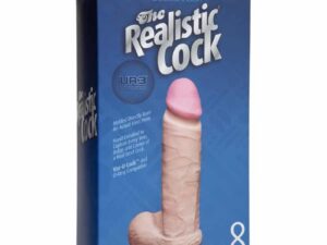 Doc Johnson The Realistic Cock - UR3 8-Inch White