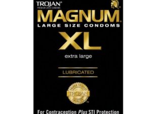 Paradise Marketing Services Trojan Magnum XL Lubricated Condoms - Pack of 12