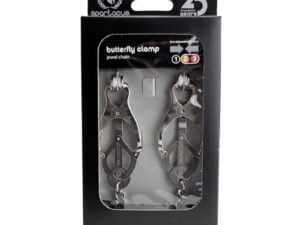 Spartacus SPF-16 Lite Line Nipple Clamps with Curbed Chain for Sensory Stimulation