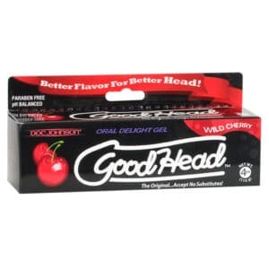 Doc Johnson GoodHead Oral Delight Gel - Wild Cherry, 4 oz
