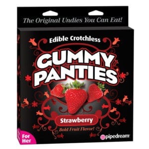 Pipedream Edible Crotchless Gummy Panties Strawberry Flavor - PD7507-60
