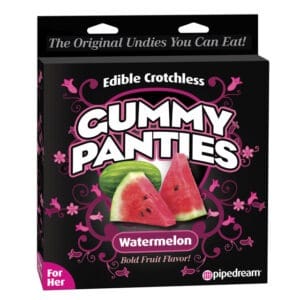 Pipedream Edible Crotchless Gummy Panties Watermelon Flavor - PD7507-68